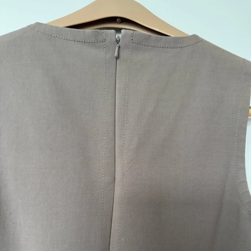 MARCIANO Sleeveless Taupe Midi Dress - Picture 6 of 7